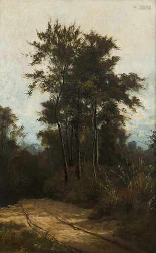 Alfredo Keil (1850-1907)Landscape with a pathOil on canvasSigned95,5x60,5 cmbr