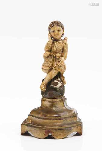 The Child Jesus Good ShepherdIndo-Portuguese ivory sculptureDepicting a sleeping Child Jesu