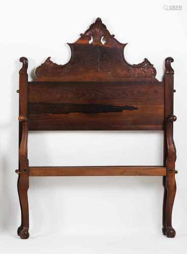 A D.José bedRosewood Carved decorationPortugal, 18th century144x102 cm (headboard)