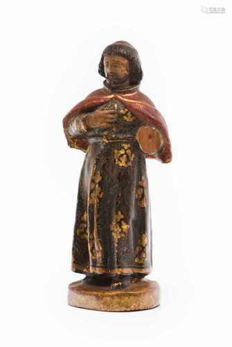 SaintPolychrome and partly gilt wood sculpturePortugal, 18th century(losses and defects