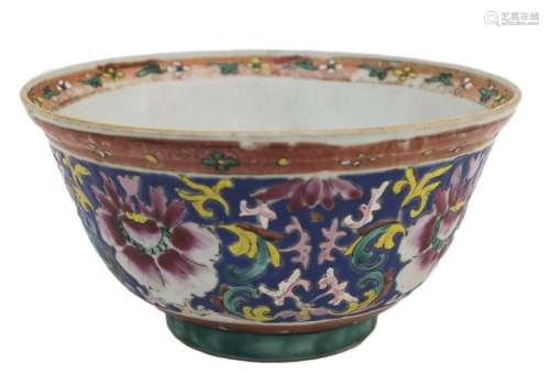 A QING DYNASTY POLYCHROME BOWL late 19th century 1…