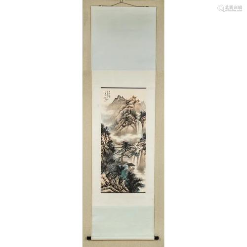 A CHINESE LANDSCAPE PAINTING, H…