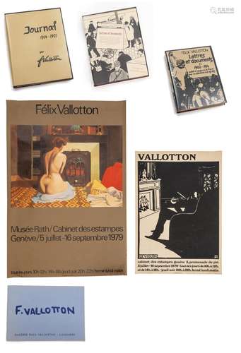 Ensemble de documents sur Felix Vallotton: - Gilbert Guisan & Doris Jakubec, 3 [...]