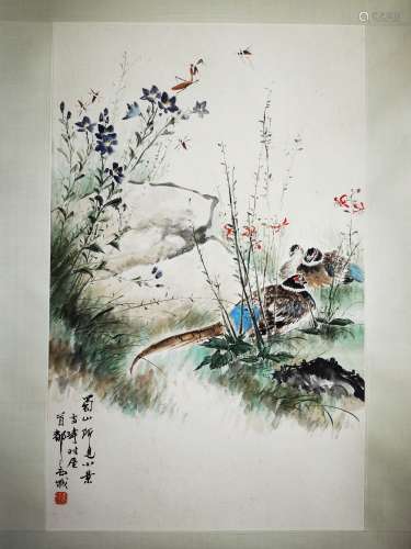 A CHINESE PAINTING SIGNED WANG XUETAO