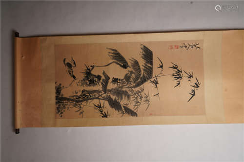 A Chinese Flower&bird Painting , Ba Da Shanren Mark
