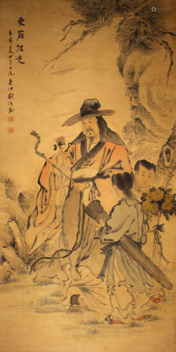 A CHINESE PAINTING SIGNED LIU YANCHONG