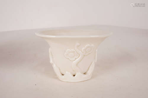 A Chinese Dehua Kiln Porcelain Cup