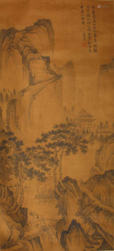 A CHINESE PAINTING SIGNED TANG YIN