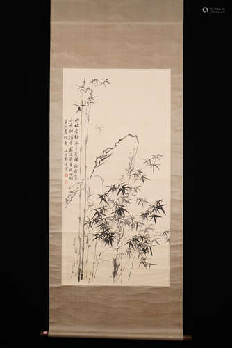 A Chinese Bamboo Painting, Zheng BanqiaoMark