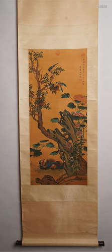 A Chinese Flower and Bird Painting , Shen Quan Mark