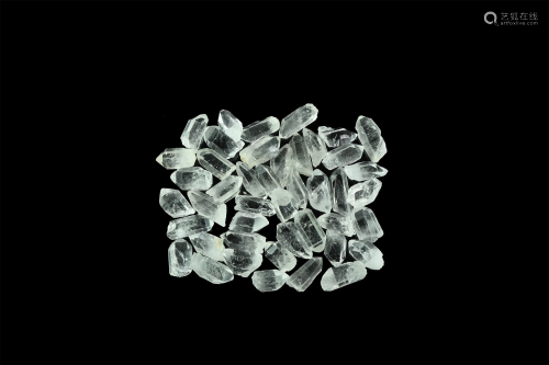 Quartz Rock Crystal Mineral Specimen Group