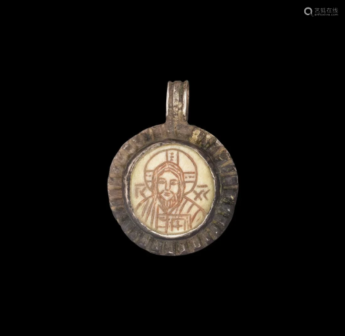 Post Medieval Pendant with Christ Panto…