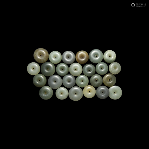 Tibetan Jade Bead Collection