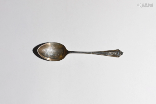 Vintage Silver Christening Spoon