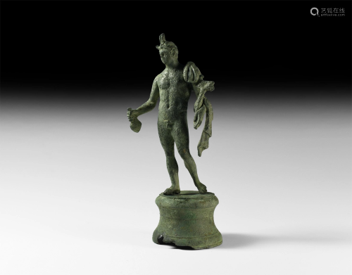 Roman Style Mercury Statuette