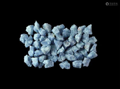50 Blue Calcite Mineral Specimens