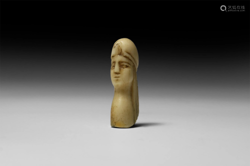 Roman Style Bone Figure Head