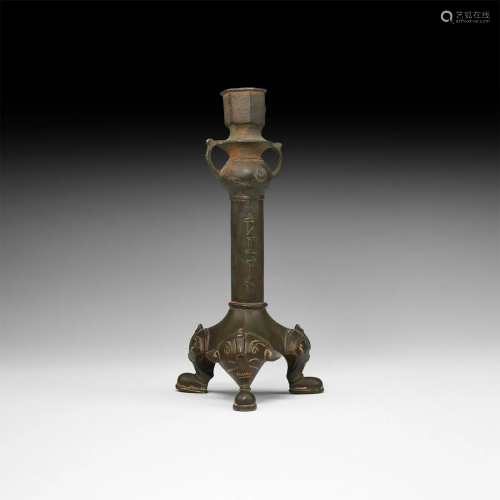 Islamic Candlestick with Lions