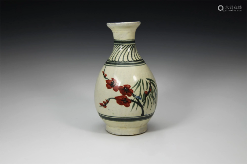 Chinese Vase with Flowers