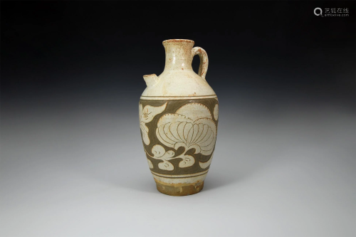 Chinese Jug with Flowers