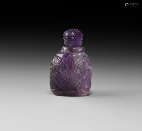 Indian Amethyst Perfume Bottle