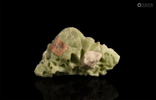 Historic Lizardite Mineral Display Piece