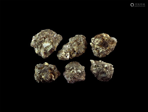 Pyrite 'Fool's Gold' Mineral Specimen Collection