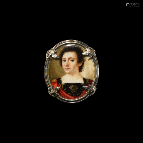 Post Medieval Brooch with Female Portrait