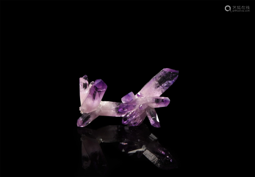 Historic Amethyst Crystal Display Piece