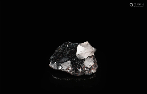 Specularite with Quartz Mineral Specimen