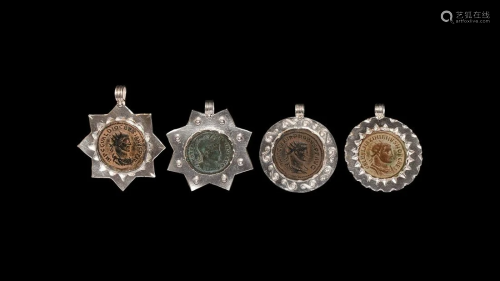 Roman Coin in Pendant Group