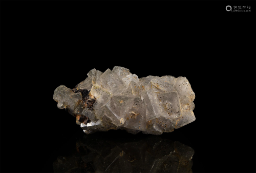 Fluorite with Marcasite Mineral Specimen