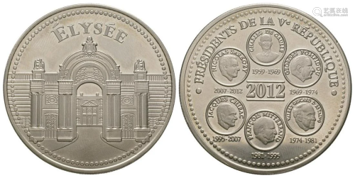 France - 2012 - Presidents Medallion