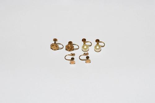 Vintage Gold Earring Pair Collection