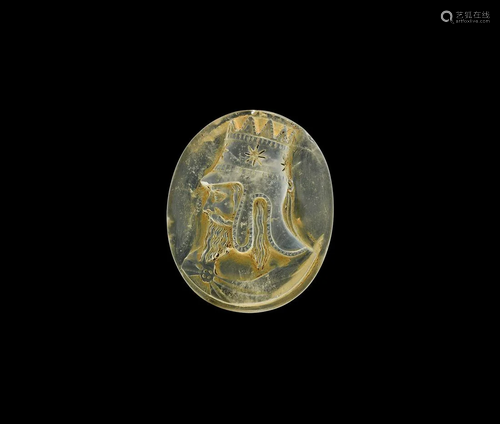 Western Asiatic Style Cameo of a Persian King