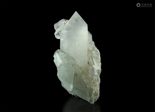 Large Quartz Crystal Point Display