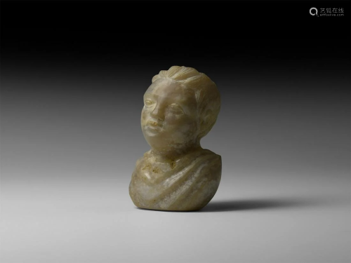 Roman Style Bust of a Youth