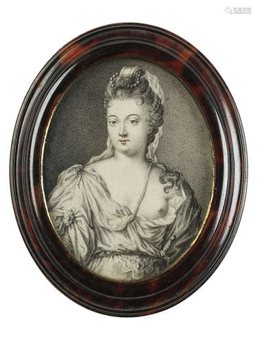 Grisaille-Miniatur der Marie Joséphine Laguerre, 1755 