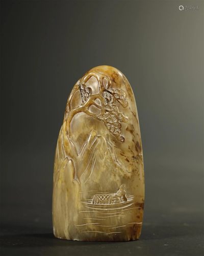 A WELL-CARVED SHOUSHAN STONE SEAL