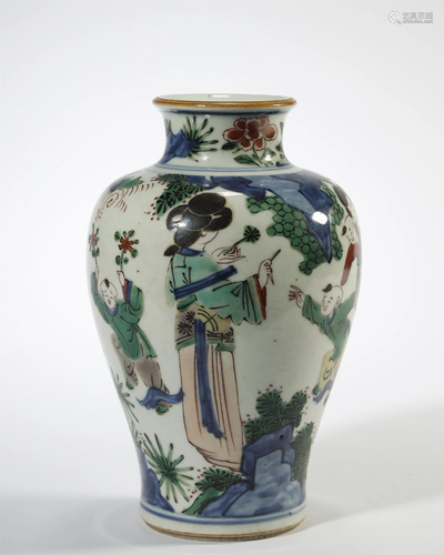 A FAMILLE VERTE VASE