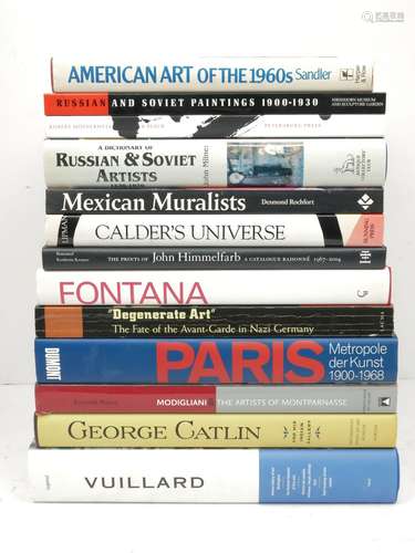 Art Reference, thirteen assorted volumes 20th century A group of good reference books relating to