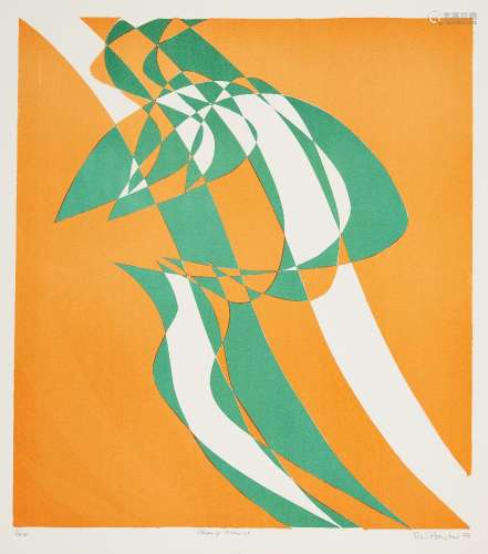 Stanley William Hayter CBE, British 1901-1988- Champ Orange [Black & Moorhead 363], 1973; lithograph