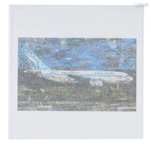 Todd Hido, American b.1968- Jetliner, 2014; digital print in colours on Fuji Crystal Archive wove,
