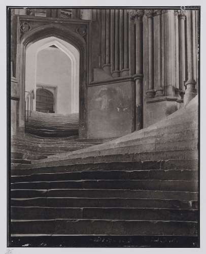 Frederick H. Evans, British 1853-1943- The Sea of Steps 1903; platinum/palladium print, printed