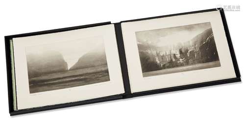 Norman Ackroyd CBE RA, British b.1938- St Kilda Revisited, 2010; the complete portfolio of ten