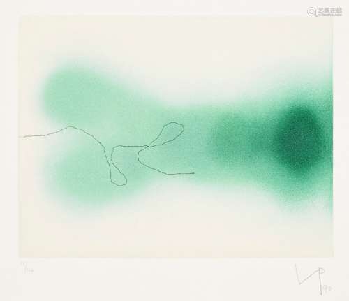 Victor Pasmore CH CBE, British 1908-1998- Untitled, 1990; screenprint in colours on wove, signed,