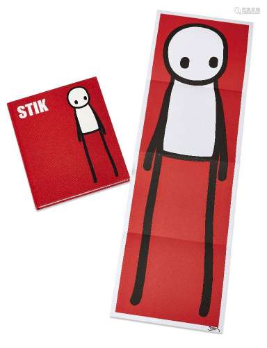 Stik, British b.1979- Stik (book), 2015; the first edition book, signed in black pen, 224 pages;
