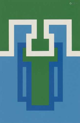 Robyn Denny, British 1930-2014- Thomas Suite, 1975; the complete suite of six screenprints in
