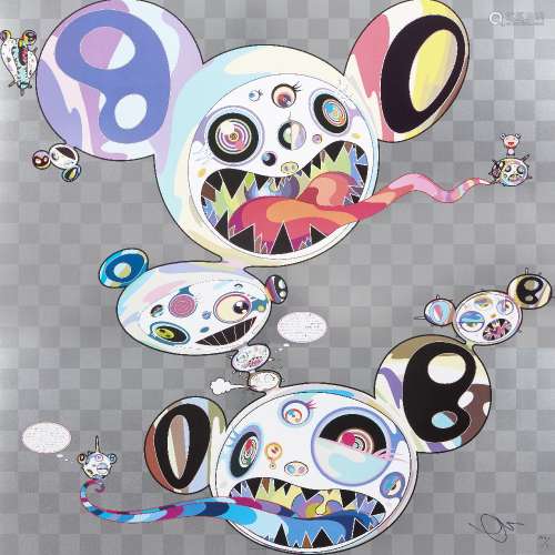 Takashi Murakami, Japanese b.1962- Parallel Universe, 2014; offset lithograph in colours on smooth