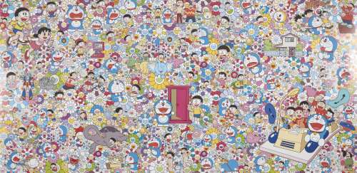 Takashi Murakami, Japanese b.1962- Wouldn't it Be Nice If We Could Do Such a Thing, 2017; offset